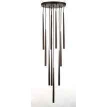 Pendul TK Lighting PIANO metal, negru, maro, G9 - TK-10110