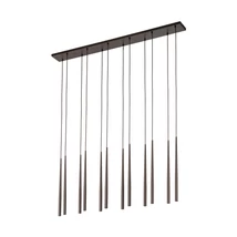 Pendul TK Lighting PIANO metal, negru, maro, G9 - TK-10111