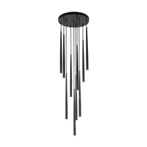 Pendul TK Lighting PIANO metal, negru,  G9 - TK-10114