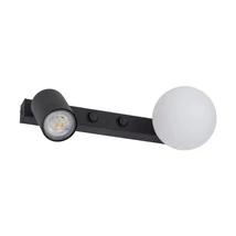 Aplica de perete TK Lighting VOX metal, sticla, negru, alb, GU10+G9 - TK-10148