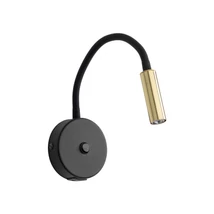 Aplica de perete TK Lighting LAGOS metal, negru, auriu, G9 - TK-10201