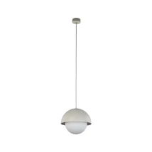 Pendul TK Lighting BONO metal, sticla, ecru, alb, E27 - TK-10274