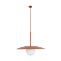 Pendul TK Lighting SLATE metal , sticla, caramiziu, alb, E27 - TK-10911