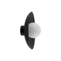 Aplica de perete TK Lighting SLATE metal, sticla, negru, G9 - TK-10934