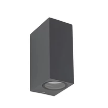 Aplica de perete de exterior TK Lighting AXIS metal, sticla, gri, GU10, IP44 - TK-10970