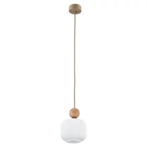 Pendul TK Lighting BALLO metal, sticla, bej, alb, E14 - TK-11049
