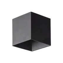 Aplica de perete de exterior TK Lighting CUBE metal, negru, LED, 5W, 3000K, 650 Lm, IP54 - TK-18182
