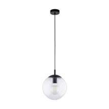 Pendul TK Lighting ESME metal, sticla, negru, transparent, E27 - TK-3266