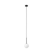 Pendul TK Lighting MARTIN metal, sticla, negru, alb, G9 - TK-4502