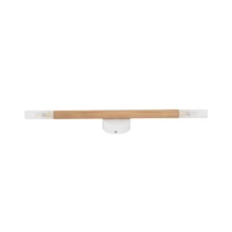 Aplica de perete TK Lighting NOBLE metal, lemn, sticla, maro, G9 - TK-4523
