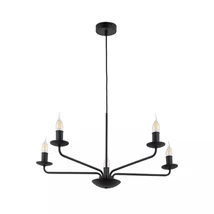 Candelabru TK Lighting LIMAL metal, negru, E14 - TK-4612