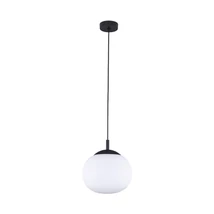 Pendul TK Lighting VIBE metal, sticla, negru, alb, E27 - TK-4759