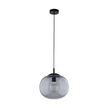 Pendul TK Lighting VIBE metal, sticla, negru, gri, E27 - TK-4837