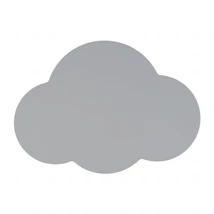 Aplica de perete TK Lighting CLOUD metal, gri, G9 - TK-4965
