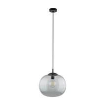 Pendul TK Lighting VIBE metal, sticla, negru, gri, E27 - TK-4972