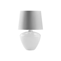 Veioza TK Lighting FIORD sticla, textil, transparent, alb, E27 - TK-5248