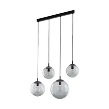 Pendul TK Lighting ESME metal, sticla, negru, gri, E27 - TK-5381