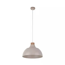 Pendul TK Lighting CAP metal, lemn, bej, E27 - TK-5664