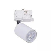 Sursa de lumina pentru sistem cu sina trifazata TK Lighting TRACER metal, plastic, alb, GU10 - TK-5686