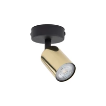 Plafoniera TK Lighting TOP metal, negru, auriu, Gu10 - TK-6088