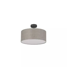 Plafoniera TK Lighting RONDO metal, textil, hartie, negru, bej, alb, E27 - TK-6247