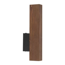 Aplica de perete TK Lighting TEO metal, lemn, negru, maro, LED, 3W, 3000K, 270Lm - TK-6613
