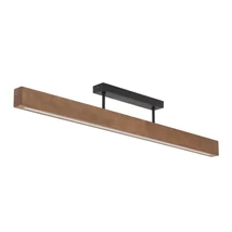 Plafoniera TK Lighting TEO metal, lemn, negru, maro, LED, 22W, 3000K, 2807Lm - TK-6614