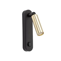Aplica de perete TK Lighting ENZO metal, negru, auriu, G9 - TK-6623