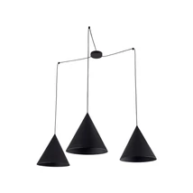 Pendul TK Lighting CONO metal, negru, E27 - TK-6629