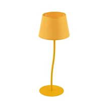 Veioza TK Lighting NICOLA metal, textil, galben, E27 - TK-6641