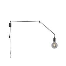 Aplica de perete Trio LINE metal, negru, E27 - 200200132