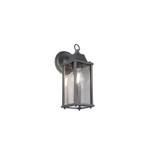 Aplica de perete exterioara Trio OLONA metal, sticla, antracit, transparent, E27, IP23 - 201960142