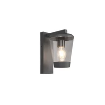 Aplica de perete exterioara Trio CAVADO metal, plastic, antracit, transparent, E27, IP44 - 211060142
