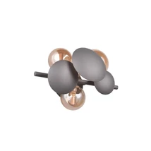 Aplica de perete Trio BUBBLE metal, sticla, antracit, chihlimbar, G9 - 217400342