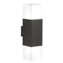 Aplica de perete exterioara Trio HUDSON metal, plastic, antracit, alb, E14, IP44 - 220060242