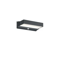 Aplica de perete exterioara cu senzor Trio CUANDO metal, plastic, antracit, alb, LED, 3000K, 11W, 1400lm, IP54 - 226669242
