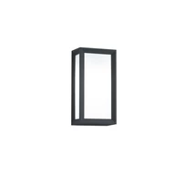 Aplica de perete exterioara Trio TIMOK metal, plastic, antracit, alb, E27, IP54 - 228060142