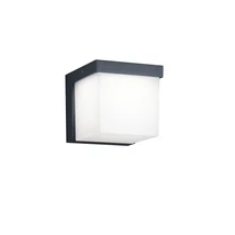 Aplica de perete exterioara Trio YANGTZE metal, plastic, antracit, alb, LED, 3000K, 4.5W, 400lm, IP54 - 228260142