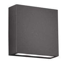 Aplica de perete exterioara Trio THAMES metal, antracit, LED, 3000K, 2x3W, 680lm, IP54 - 229360242