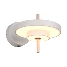 Aplica de perete Trio KEATON metal, plastic, gri, alb, LED, 10W, 2300-3000-4000K, 1200Lm - 240270176