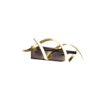 Aplica de perete Trio SEQUENCE metal, negru, alama, LED, 2300K-3000K-4000K, 22W, 2800lm - 241810208