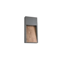 Aplica de perete exterioara Trio SALMON metal, antracit, maro, LED, 3000K, 11W, 1200lm, IP44 - 246960135