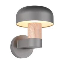 Aplica de perete exterior Trio FRASER metal, lemn, antracit, E27, IP54 - Trio-262560135