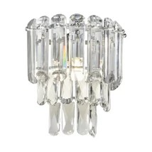 Aplica de perete Trio MALIZIA metal, cristal, crom, transparent, E14 - Trio-267600106