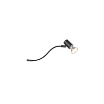Aplica de perete pentru baie Trio GIADA metal, negru, GU10 - 283400132