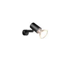Spot pentru baie Trio LORENZO metal, negru, GU10 - 283500132