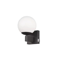 Aplica de perete Trio KULA metal, sticla, negru, alb, E14, IP44 - 284270132