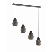 Pendul Trio ONYX metal, antracit, E27 - 301300442