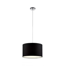 Pendul Trio HOTEL metal, textil, nichel, negru, E27 - Trio-303300102