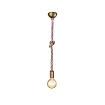 Pendul Trio ROPE metal, alama, E27 - 310100104
